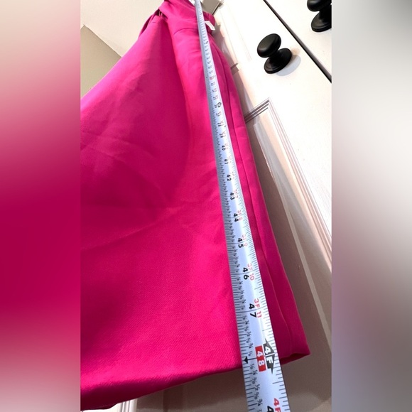 Halston ADRINA DRESS IN STRETCH CREPE, Color Magenta, Size 14 - Picture 6 of 9